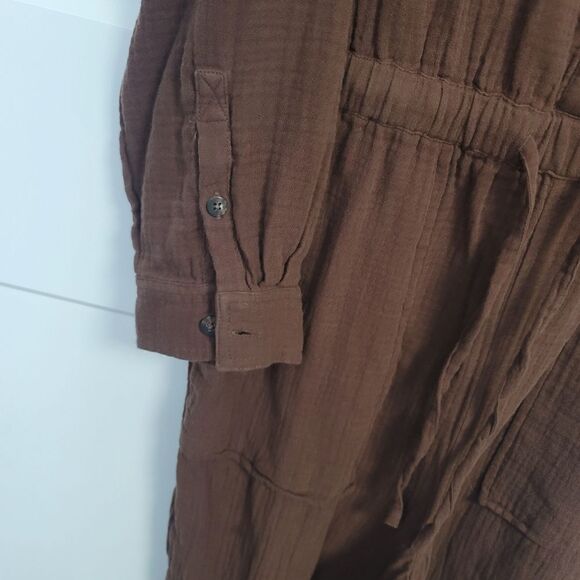 Madewell lightspun tapered leg jumpsuit size 8 - Picture 9 of 14
